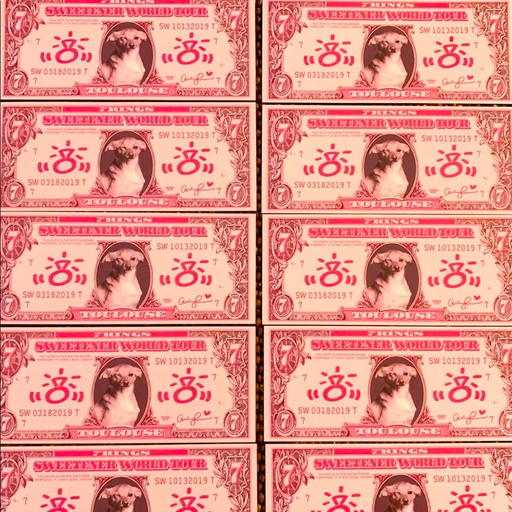 7 rings dollar bill TRADE ONLY